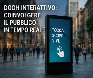 DOOH INTERATTIVO: COINVOLGERE IL PUBBLICO IN TEMPO REALE